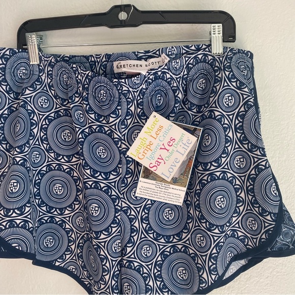 NEW WITH TAGS Gretchen Scott Designs Blue Athletic Shorts - Picture 5 of 6